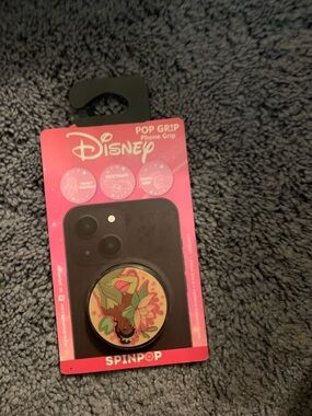 Disney Tiana SpinPop Phone Grip - Pink & Green
